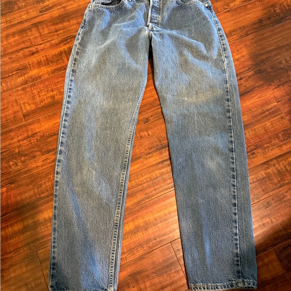Levi's Blue Straight Leg Jeans Classic Denim vintage Guy's fit SilverTab 13/14
